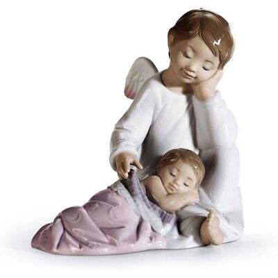 Lladro Figurka Opiekuńczy Anioł (różo Lladro Figurka Opiekuńczy Anioł (różo