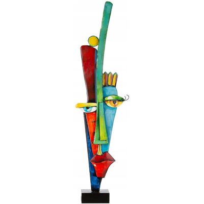 Gilde Figurka ozdobna Casablanca Alta fronte Wielokolorowy 101 cm Motyw twarzy Gilde Figurka ozdobna Casablanca Alta fronte Wielokolorowy 101 cm Motyw twarzy