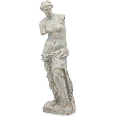 Figurka PIGMEJKA Kobieta, szara, 47x14,5,14 cm Figurka PIGMEJKA Kobieta, szara, 47x14,5,14 cm