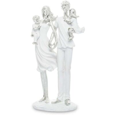 Figurka PIGMEJKA Rodzina, biała, 26x14x8 cm Figurka PIGMEJKA Rodzina, biała, 26x14x8 cm