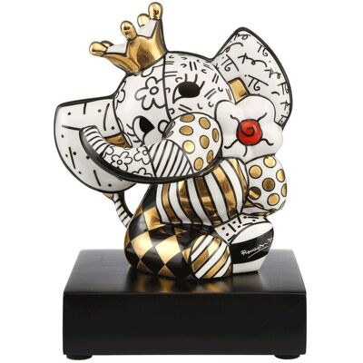 Goebel Figurka Spring Elephant słoń w koronie biały 14 cm - Romero Britto Goebel Figurka Spring Elephant słoń w koronie biały 14 cm - Romero Britto