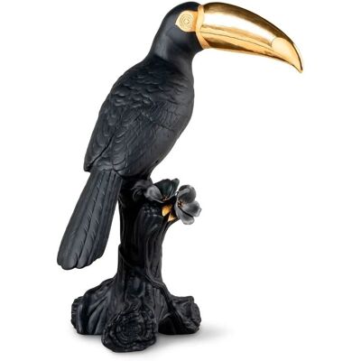 Lladro Figurka Tukan czarno-złoty 38 cm - edycja limitowana - Lladró Lladro Figurka Tukan czarno-złoty 38 cm - edycja limitowana - Lladró