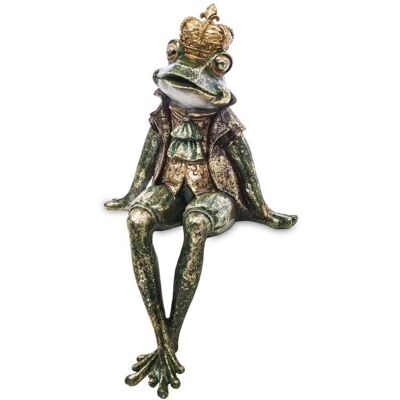 ART Figurka Żaba W Koronie Wielokolorowa 29,5x17,5x14 ART Figurka Żaba W Koronie Wielokolorowa 29,5x17,5x14