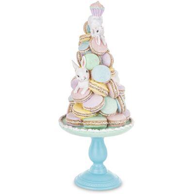 ART Figurka Zajączki Króliki Wielkanocne w Torcie Patera Dekoracja Świąteczna ART Figurka Zajączki Króliki Wielkanocne w Torcie Patera Dekoracja Świąteczna