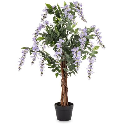 ART Fioletowa Wisteria Glicynia Drzewko Dekoracyjne Ozdobny Krzew Drzewko 95 cm ART Fioletowa Wisteria Glicynia Drzewko Dekoracyjne Ozdobny Krzew Drzewko 95 cm