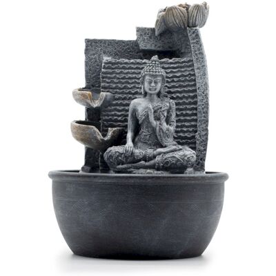 ANCIENT WISDOM Fontanna Wodna Nablatowa - Budda, Kwiat Lotosu i K ANCIENT WISDOM Fontanna Wodna Nablatowa - Budda, Kwiat Lotosu i K