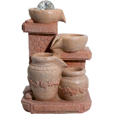 ANCIENT WISDOM Fontanna Wodna Nablatowa - Kaskadowe Garnuszki w S ANCIENT WISDOM Fontanna Wodna Nablatowa - Kaskadowe Garnuszki w S