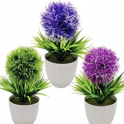 Inny producent FYCOOLER Sztuczne Kwiaty Bonsai Zestaw 3szt Dekoracja Domu Inny producent FYCOOLER Sztuczne Kwiaty Bonsai Zestaw 3szt Dekoracja Domu