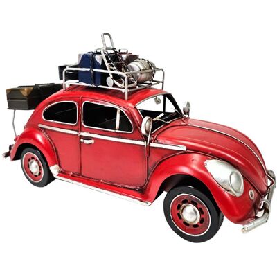 Inny producent Garbus Volkswagen Beetle Kultowe Auta, Z Walizkami Na Dachu Vintage Inny producent Garbus Volkswagen Beetle Kultowe Auta, Z Walizkami Na Dachu Vintage