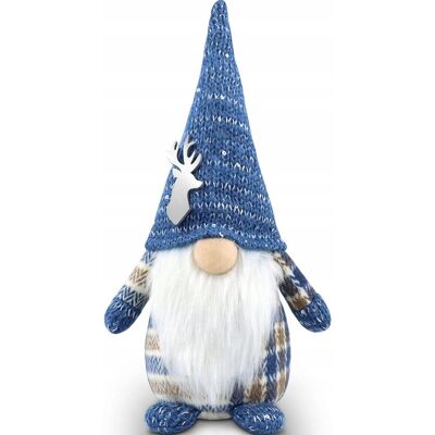 Inny producent GEHYDY Figurka Świąteczna Skrzat Dekoracja Bożonarodzeniowa 31cm Niebieska Inny producent GEHYDY Figurka Świąteczna Skrzat Dekoracja Bożonarodzeniowa 31cm Niebieska