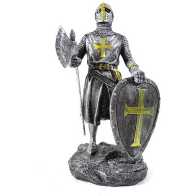 GiftDeco, Figurka Rycerz - krzyżowiec, 18 cm GiftDeco, Figurka Rycerz - krzyżowiec, 18 cm