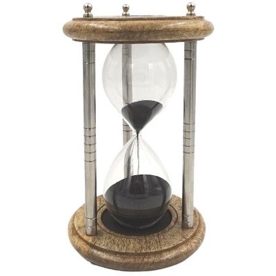 KEMIS - Old Sand Watch 1818 - Brązowe drewno - Klepsydra KEMIS - Old Sand Watch 1818 - Brązowe drewno - Klepsydra