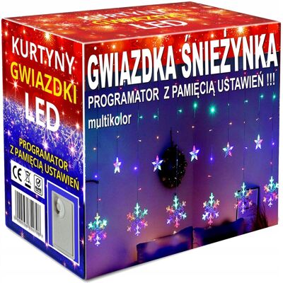CORTINA - LED Zawijany Gwiazdowy - 70 cm - 4,1 m - Luminescencja CORTINA - LED Zawijany Gwiazdowy - 70 cm - 4,1 m - Luminescencja