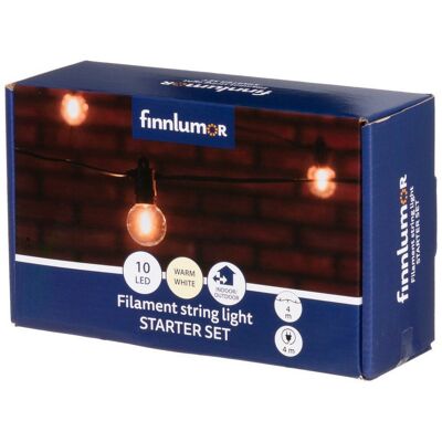 TAMMER Girlanda LED z żarówkami filament, 4 m, ciepłe światło TAMMER Girlanda LED z żarówkami filament, 4 m, ciepłe światło
