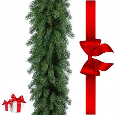 ART Girlanda świąteczna SOSNA 100% PE 110 cm na kominek balustradę dekoracja ART Girlanda świąteczna SOSNA 100% PE 110 cm na kominek balustradę dekoracja