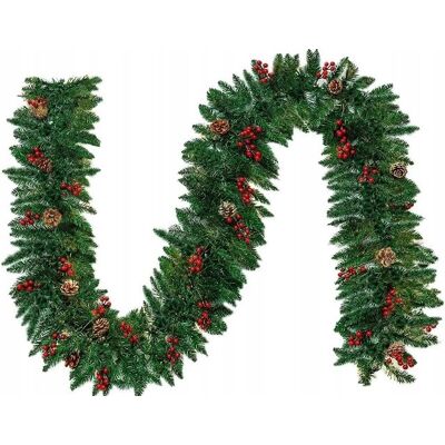 Inny producent Girlanda Świąteczna Świetlna Choinkowa 100 Led Łańcuch Zielona 3 Metry Duża Inny producent Girlanda Świąteczna Świetlna Choinkowa 100 Led Łańcuch Zielona 3 Metry Duża