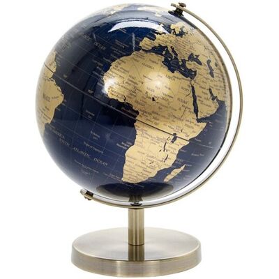 LEONARDO ENGLAND Globus mały - Gold & Blue LEONARDO ENGLAND Globus mały - Gold & Blue