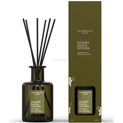 Golden Sage & Vetiver - Vila Hermanos - Dyfuzor Zapachowy 100 Ml - Seria Herbalist Golden Sage & Vetiver - Vila Hermanos - Dyfuzor Zapachowy 100 Ml - Seria Herbalist