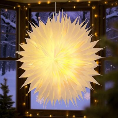 Inny producent Gwiazda Betlejemska Bożonarodzeniowa Świecąca LED 3D-BIAŁA / CZERWONA-60 cm Inny producent Gwiazda Betlejemska Bożonarodzeniowa Świecąca LED 3D-BIAŁA / CZERWONA-60 cm