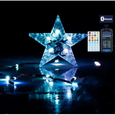 Aigostar Gwiazda i lampki choinkowe 10m 100 led RGBIC dźwięk aplikacja i pilot Aigostar Gwiazda i lampki choinkowe 10m 100 led RGBIC dźwięk aplikacja i pilot