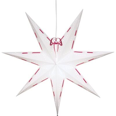 STAR TRADING Gwiazda Wisząca Biała Vira 60 Cm STAR TRADING Gwiazda Wisząca Biała Vira 60 Cm
