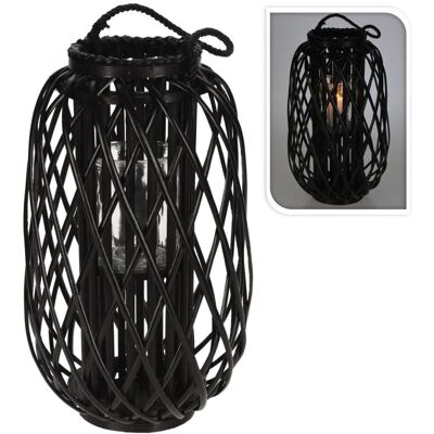 DOGS Collection H&S; Collection Lampion, trzcina 50x28 cm, czarny DOGS Collection H&S; Collection Lampion, trzcina 50x28 cm, czarny