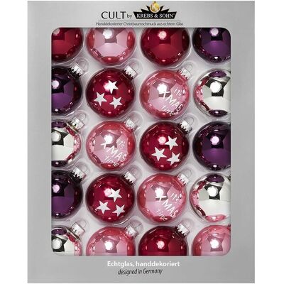 Inny producent HEITMANN DECO Bombki Choinkowe Szklane Ozdoby Świąteczne 5,7 cm Inny producent HEITMANN DECO Bombki Choinkowe Szklane Ozdoby Świąteczne 5,7 cm
