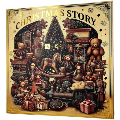 Hiskin Home HISKIN CHRISTMAS STORY KALENDARZ ADWENTOWY ZE ŚWIĄTECZNYMI ŚWIECAMI Z MOTYWEM BAJKOWEJ KSIĘGI, 24 OKIENKA Hiskin Home HISKIN CHRISTMAS STORY KALENDARZ ADWENTOWY ZE ŚWIĄTECZNYMI ŚWIECAMI Z MOTYWEM BAJKOWEJ KSIĘGI, 24 OKIENKA