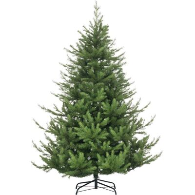 HOMCOM 180 cm Sztuczna Choinka, Realistyczny Wygląd, Gęste Gałęzie, Świerk Sztuczny z 1942 Wierzchołkami Gałęzi, Zielony HOMCOM 180 cm Sztuczna Choinka, Realistyczny Wygląd, Gęste Gałęzie, Świerk Sztuczny z 1942 Wierzchołkami Gałęzi, Zielony