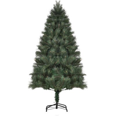 HOMCOM Sztuczna Choinka, 180 cm z 375 Gałązkami, Metalowy Stojak, Realistyczny Wygląd, na Święta, Do Wnętrz, Zielony HOMCOM Sztuczna Choinka, 180 cm z 375 Gałązkami, Metalowy Stojak, Realistyczny Wygląd, na Święta, Do Wnętrz, Zielony