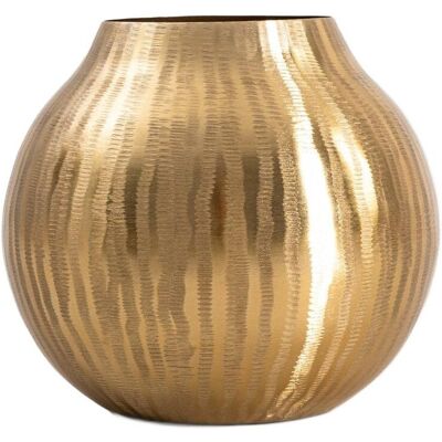 Homla Wazon Girona Żelazny Szeroki Złoty 20x15 Cm Homla Wazon Girona Żelazny Szeroki Złoty 20x15 Cm