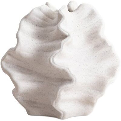 HOMLA Wazon MARE o rzeźbiarskiej formie 21x21x20 cm HOMLA Wazon MARE o rzeźbiarskiej formie 21x21x20 cm
