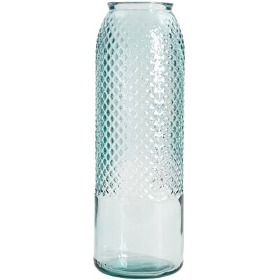 HOMLA Wazon MIKKA transparentny ze szkła z recyklingu 45 cm HOMLA Wazon MIKKA transparentny ze szkła z recyklingu 45 cm