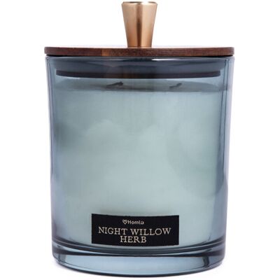 HOMLA WOODY BLEND Świeca zapachowa Night Willow Herb 380 g HOMLA WOODY BLEND Świeca zapachowa Night Willow Herb 380 g