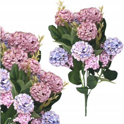 Inny producent HORTENSJA FIOLETOWA CHRYZANTEMA SZTUCZNE KWIATY STROIK BUKIET WAZON 36cm Inny producent HORTENSJA FIOLETOWA CHRYZANTEMA SZTUCZNE KWIATY STROIK BUKIET WAZON 36cm