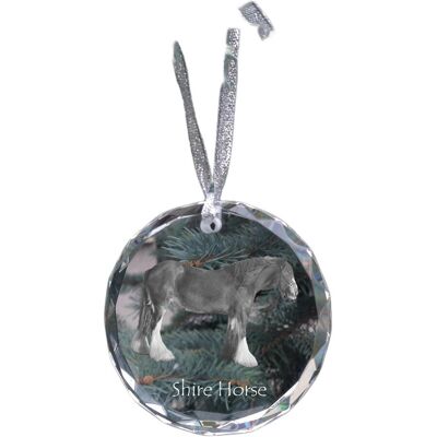 Hrabstwo - kryształowa bombka ze zdjęciem, zdjęcia konia w krysztale, personalizowana zawieszka na choinkę marki Art-Dog Hrabstwo - kryształowa bombka ze zdjęciem, zdjęcia konia w krysztale, personalizowana zawieszka na choinkę marki Art-Dog
