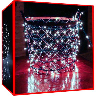 Iso Trade, Lampki choinkowe, 200 LED, barwa biała zimna Iso Trade, Lampki choinkowe, 200 LED, barwa biała zimna