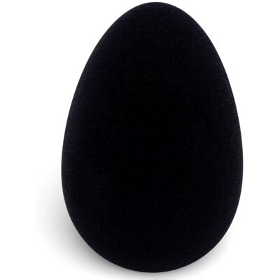 Inny producent Jajko wielkanocne czarne flokowane duża figurka dekoracja do stroika 25 cm Inny producent Jajko wielkanocne czarne flokowane duża figurka dekoracja do stroika 25 cm
