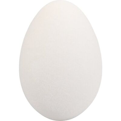 Inny producent Jajko Wielkanocne duże 40 cm białe flokowane dekoracja świąteczna Inny producent Jajko Wielkanocne duże 40 cm białe flokowane dekoracja świąteczna