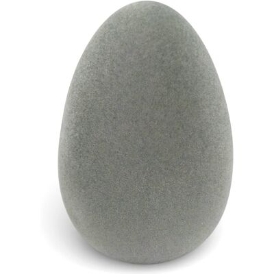 Inny producent Jajko wielkanocne szare flokowane duża figurka dekoracja do stroika 25 cm Inny producent Jajko wielkanocne szare flokowane duża figurka dekoracja do stroika 25 cm