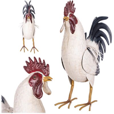 Kadax Figura Ogrodowa Kogut Biały Stalowa 37 Cm Kadax Figura Ogrodowa Kogut Biały Stalowa 37 Cm