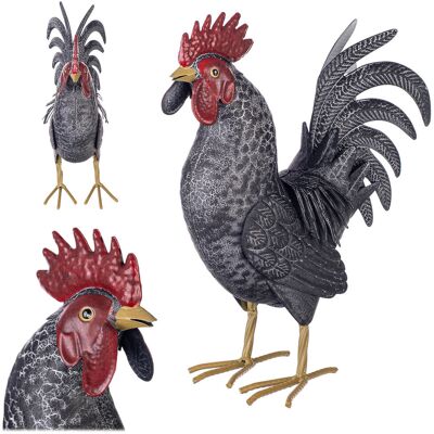 Kadax Figura Ogrodowa Kogut Czarny Stalowa 37 Cm Kadax Figura Ogrodowa Kogut Czarny Stalowa 37 Cm