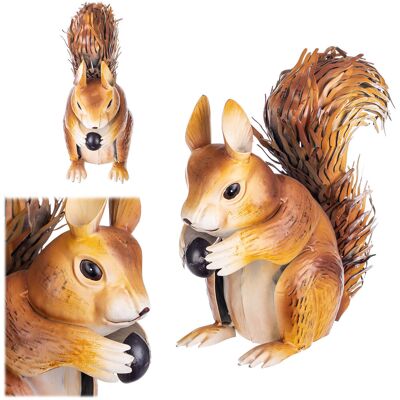 Kadax Figura Ogrodowa Wiewiórka Stalowa 28 Cm Kadax Figura Ogrodowa Wiewiórka Stalowa 28 Cm
