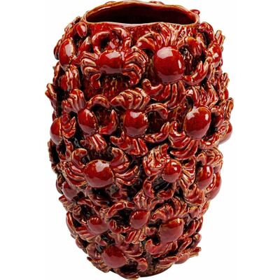 King Home KARE wazon dekoracyjny CRABS 39 cm czerwony King Home KARE wazon dekoracyjny CRABS 39 cm czerwony
