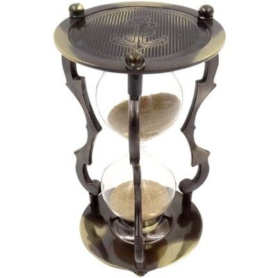 GiftDeco Klepsydra mosiężna - wykończenie antyk 5min. NC2677 GiftDeco Klepsydra mosiężna - wykończenie antyk 5min. NC2677