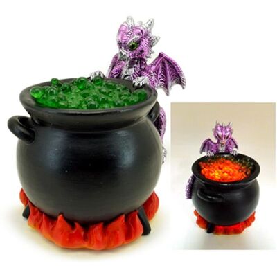 Kemis - House of Gadgets Kociołek ze Smokiem - Figurka z LED Kemis - House of Gadgets Kociołek ze Smokiem - Figurka z LED