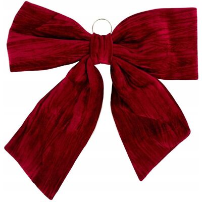 Edelman KOKARDA DEKORACYJNA BORDOWA 67x72x9CM MICA Edelman KOKARDA DEKORACYJNA BORDOWA 67x72x9CM MICA