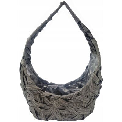 Madex Kosz Rattanowy Mocny Szary Kosze Prezentowe 49 Cm M Madex Kosz Rattanowy Mocny Szary Kosze Prezentowe 49 Cm M