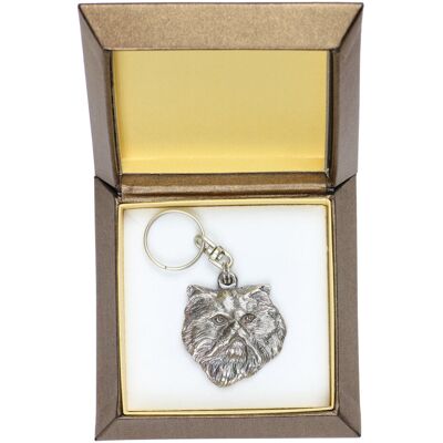 Art-Dog - Persian Cat - Silver-plated - Box - Brelok Art-Dog - Persian Cat - Silver-plated - Box - Brelok