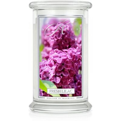 Kringle Candle, Fresh Lilac, świeca zapachowa, duży słoik, 2 knoty Kringle Candle, Fresh Lilac, świeca zapachowa, duży słoik, 2 knoty